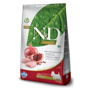N&D CANINE ADULT MINI BREEDS POLLO Y GRANADA 2.5KG